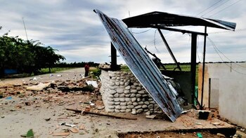 El puesto Militar en Tres