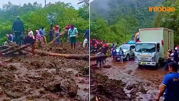 Huaico bloquea la Carretera Central