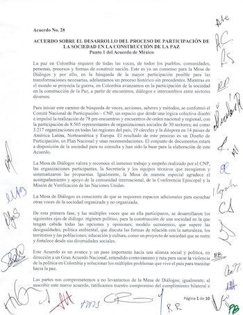 Acuerdo sobre el desarrollo del