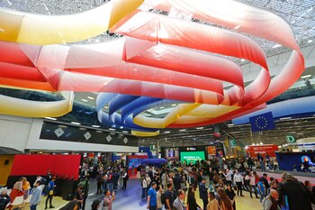 Pabellón de la Unión Europea,