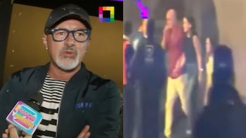 El actor defendió su derecho a salir y aclaró que no está “todos los días” de fiesta, como se comenta en redes. Captura Willax TV - Amor y Fuego.