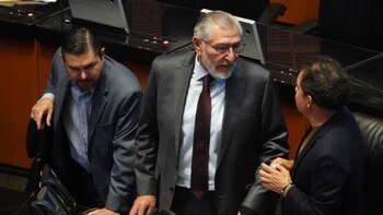 Los senadores Adán Augusto e