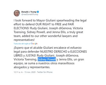 El anuncio de Trump con