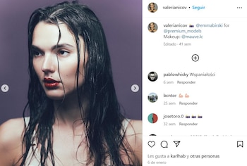 Nicov es una modelo moldava