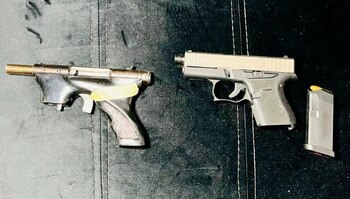 Armas cortas aseguradas a 'Paco