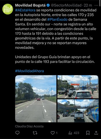 Secretaría de Movilidad alertó del