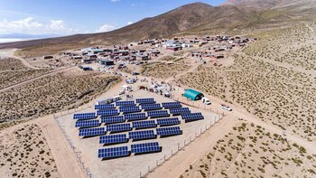 Paneles de energía solar en