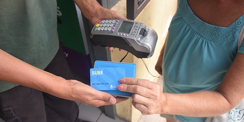 La tarjeta SUBE, uno de los medios de pago para viajar en los trenes