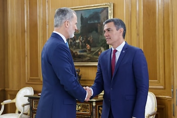 El rey Felipe VI recibe