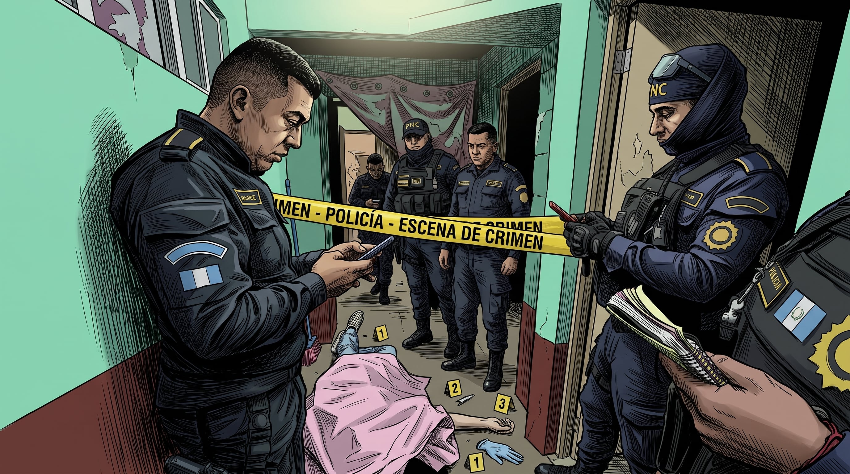 Tres hombres fallecieron y otro resultó gravemente herido en un ataque armado dentro de una pensión de la Ciudad de Guatemala. (Imagen Ilustrativa Infobae)