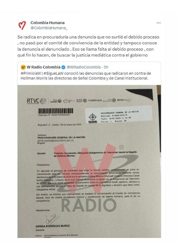 Con este mensaje en su