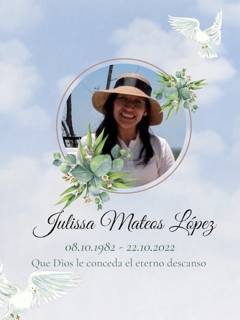 Esta fue la esquela compartida