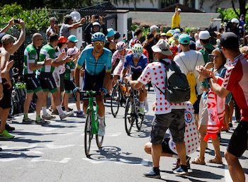 Harold Tejada en acción durante