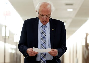 El senador demócrata Bernie Sanders,