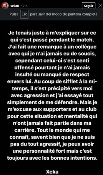 DOS JUGADORES DEL MISMO EQUIPO FUERON EXPULSADOS