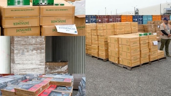 República Dominicana: Operativo en puerto frustra el ingreso ilegal de 4.5 millones de cigarrillos y 961 televisores