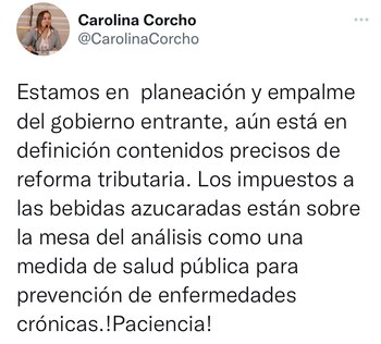 Carolina Corcho, nueva ministra de