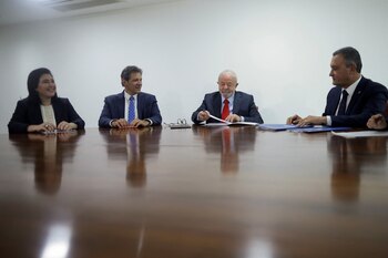 Simone Tebet, Fernando Haddad, Lula da Silva