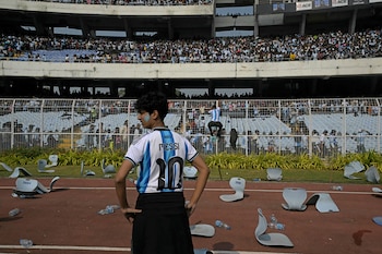 El caos que se originó