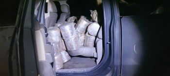 Los costales estaban en la