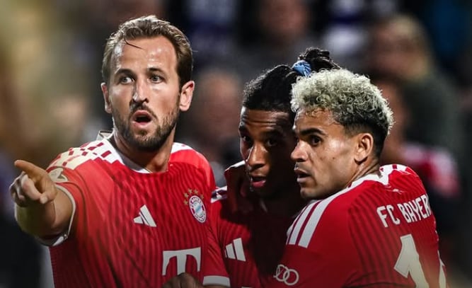 Bayern goleó 4-1 y Luis Díaz sigue ganando peso en Alemania
