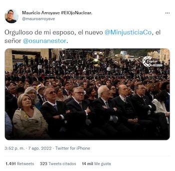 Mauricio Arroyave felicitó a Néstor
