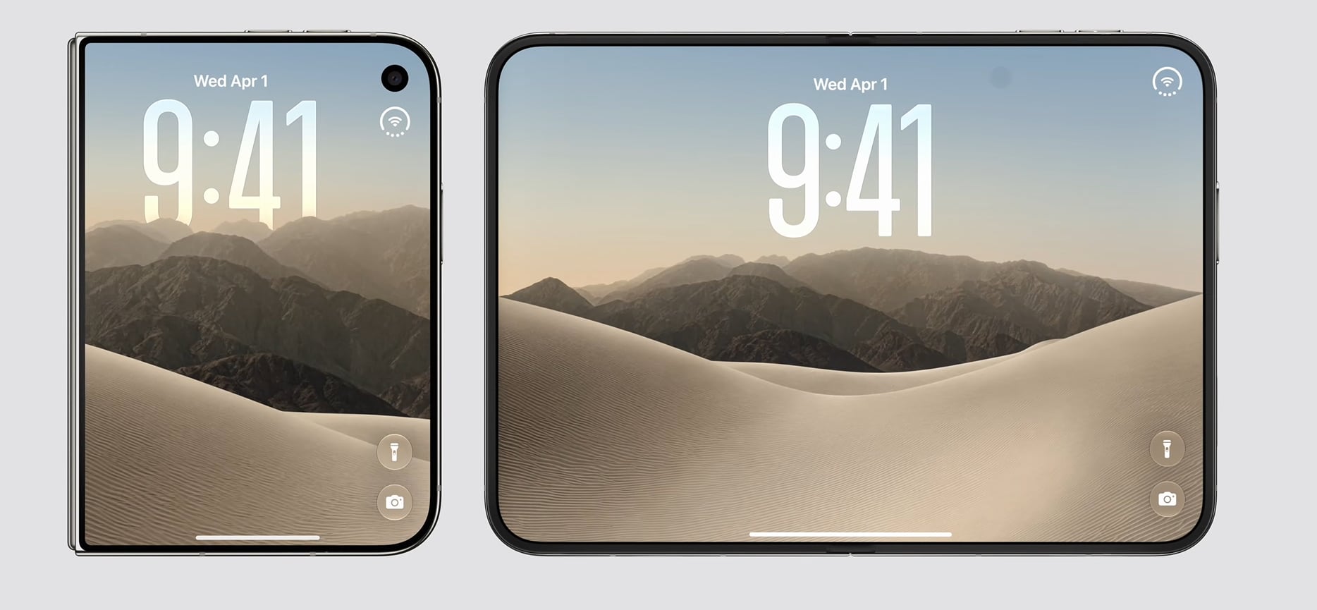 El nuevo plegable de Apple es el iPhone más delgado de la compañía. (Apple)