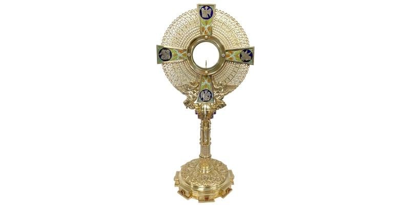 La custodia que utilizará el Papa León XIV durante en la procesión del Corpus. (Archidiócesis de Madrid)