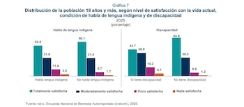 Pesquisa de satisfação do Inegi com falantes não nativos no México. Crédito: Inegi