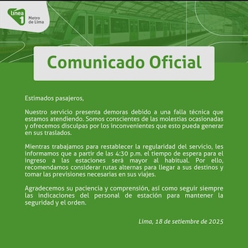 En hora punta, el tiempo