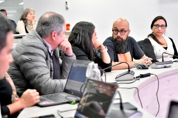 El director de la Ungrd, Carlos Carrillo, visitó el Instituto para firmar el convenio y la alianza estratégica entre ambas entidades - crédito Ungrd