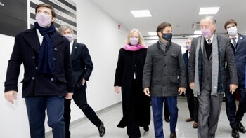 Kicillof y Thea junto a