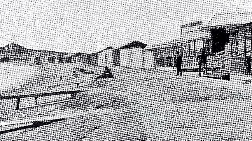 La primera rambla con la que contó la ciudad, en una foto de 1888