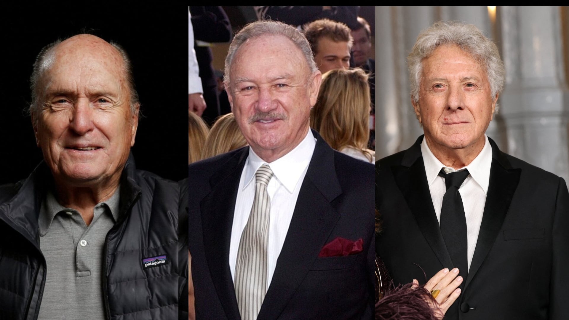 Robert Duvall, Gene Hackman y Dustin Hoffman se apoyaron mutuamente en sus inciios como estrellas de Hollywood. (Créditos: AP. Reuters. Reuters)