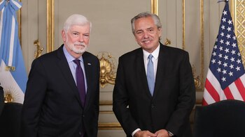 Alberto Fernández y el enviado