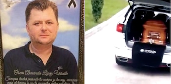 El cuerpo de Óscar Armando