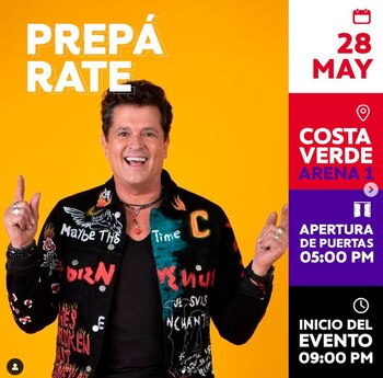 Carlos Vives dará concierto en