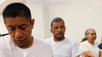 Van presos luego que su víctima fuera amenazada a pagar una extorción de hasta USD 5,000 (Foto cortesía Centros Judiciales)