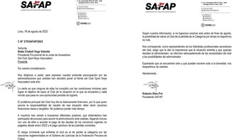 El comunicado de SAFAP a