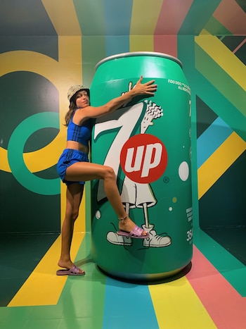 Cande Vetrano posó juntó a