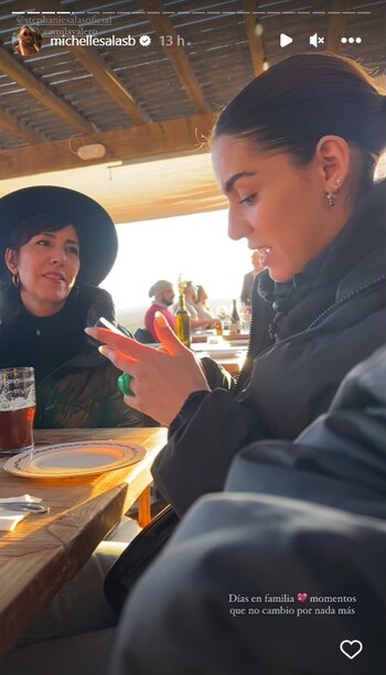 Stephanie Salas y su hija