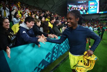 Linda Caicedo resaltó la importancia del acompañamiento de los aficionados en cada partido. Foto: REUTERS/Hannah Mckay