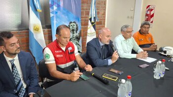 El fiscal Funes durante la