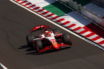 Sebastián Montoya volvió a quedarse fuera en la sprint, esta vez por un choque con Nikola Tsolov, cuando disputaba el podio en el circuito de Hungaroring - crédito @prema_team/Instagram