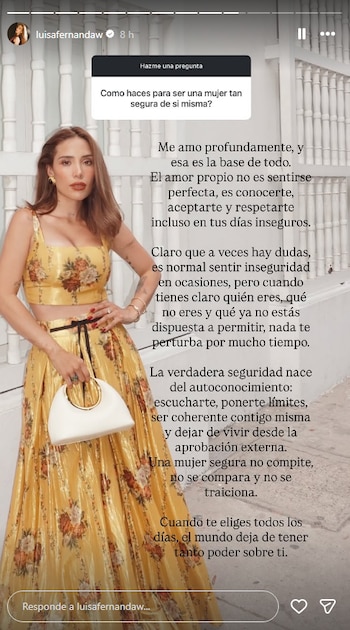 La creadora de contenido habló