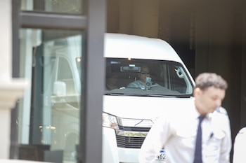 La salida de la camioneta