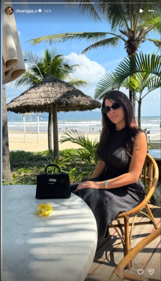 La modelo, en medio de sus paradisíacas vacaciones, decidió mostrar una de sus experiencias fuera de lo común