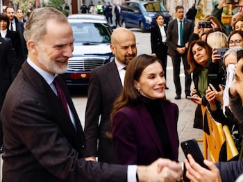 Los reyes Felipe y Letizia