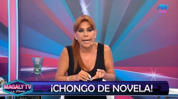 Magaly Medina confronta a Erick García Vilca por supuesto casting: “Tú representas a esa empresa”. Captura: Magaly TV La Firme.