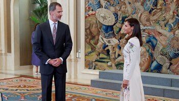 Los reyes Felipe y Letizia